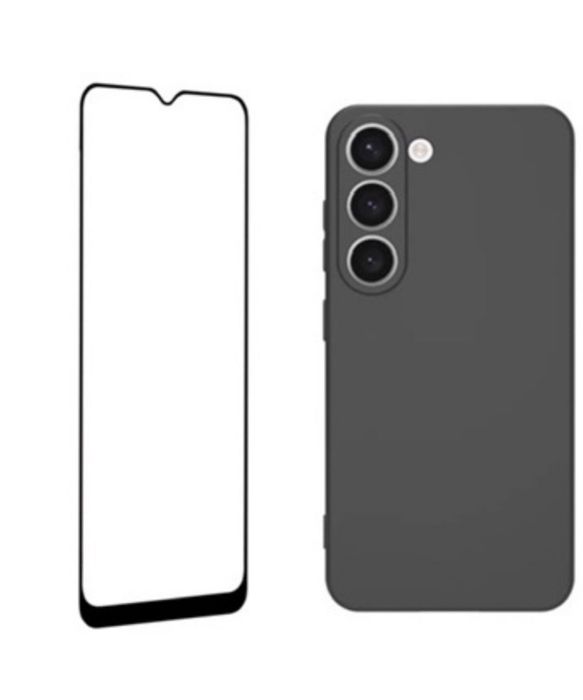 Husa Silicon Style si Folie Sticla 9H Samsung A51/A52/A53/A54/A55/A56