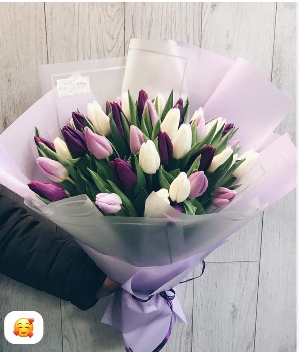 Свежие Тюльпаны оптом и в розницу