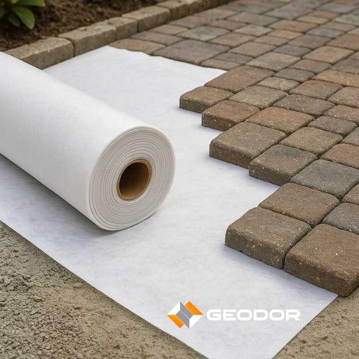 Геотекстиль под щебень, брусчатку, фундамент