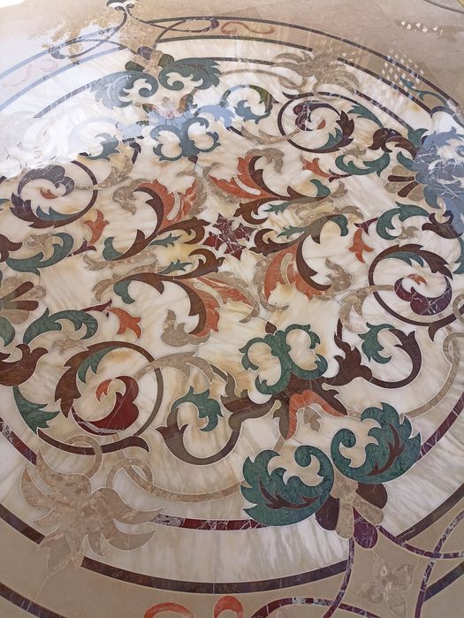 Полировка мрамора.