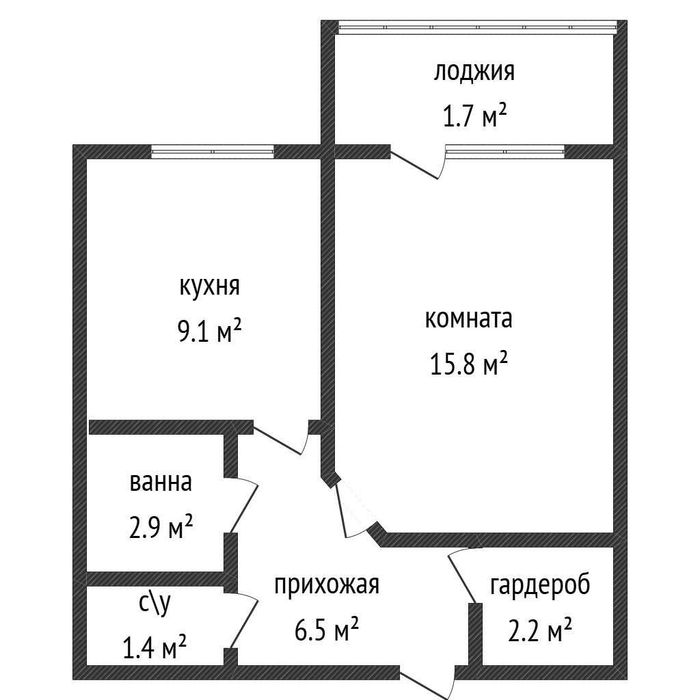 Продажа 1-комнатной квартиры