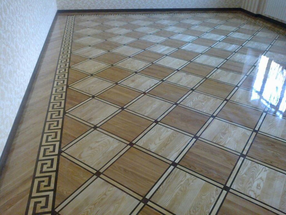 Реставрация, шлифовка и укладка паркета