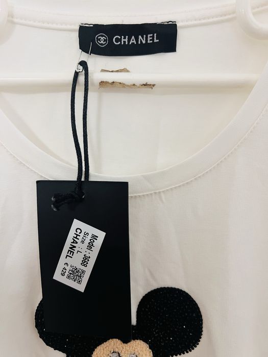 Tricou Chanel cu mickey mouse