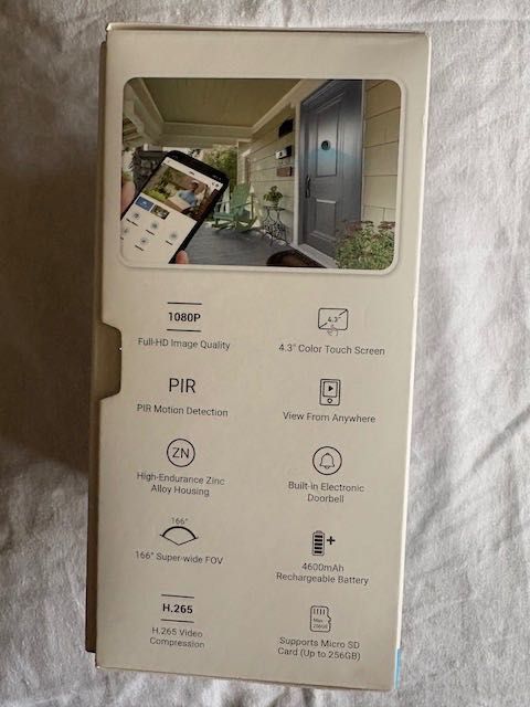 Видео шпионка EZVIZ CP4 Video Doorbel