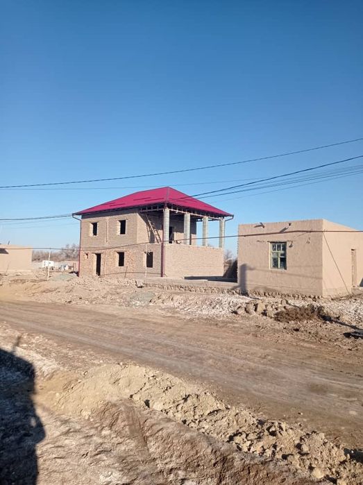 Бессагада шала питкен 2этажлы коттедж сатылады 259млн келисимли