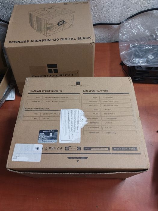 Cooler cpu  Thermalright Peerless Assasin 120 Digital nou,am5,1700,blk