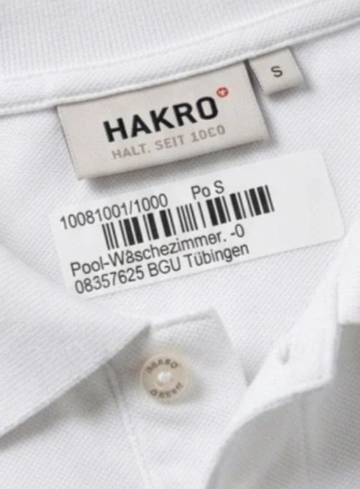 Polo Alb Clasic HAKRO – Calitate Premium, Nou, Mărimea S