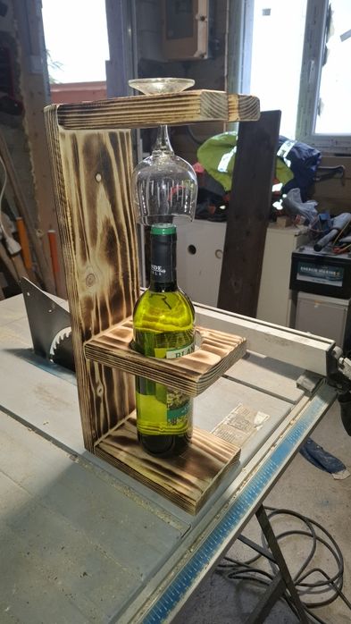 Suport din lemn pt vinuri!