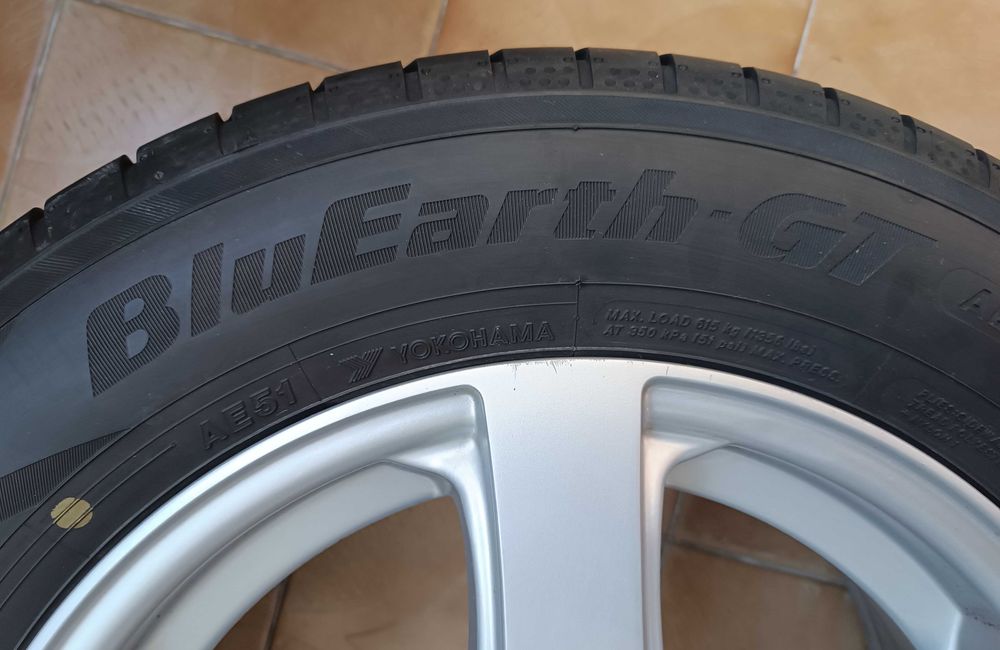 джанти 15" 5x114.3+ нови летни гуми Yokohama 195/65/15