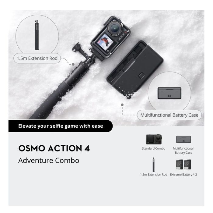 Dji osmo action 4 Adventure combo. Экшен камера от Dji