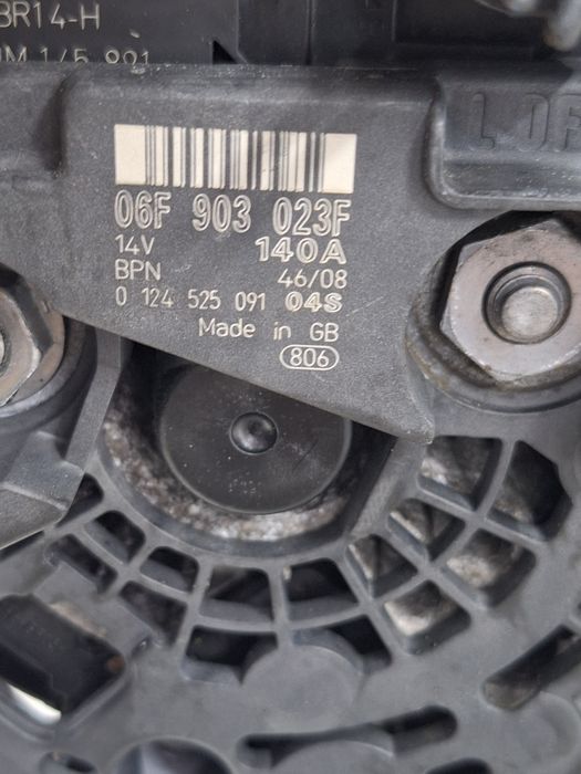 Alternator Volkswagen Passat B6 3C (2005-2010) 2.0 Motorina 2010