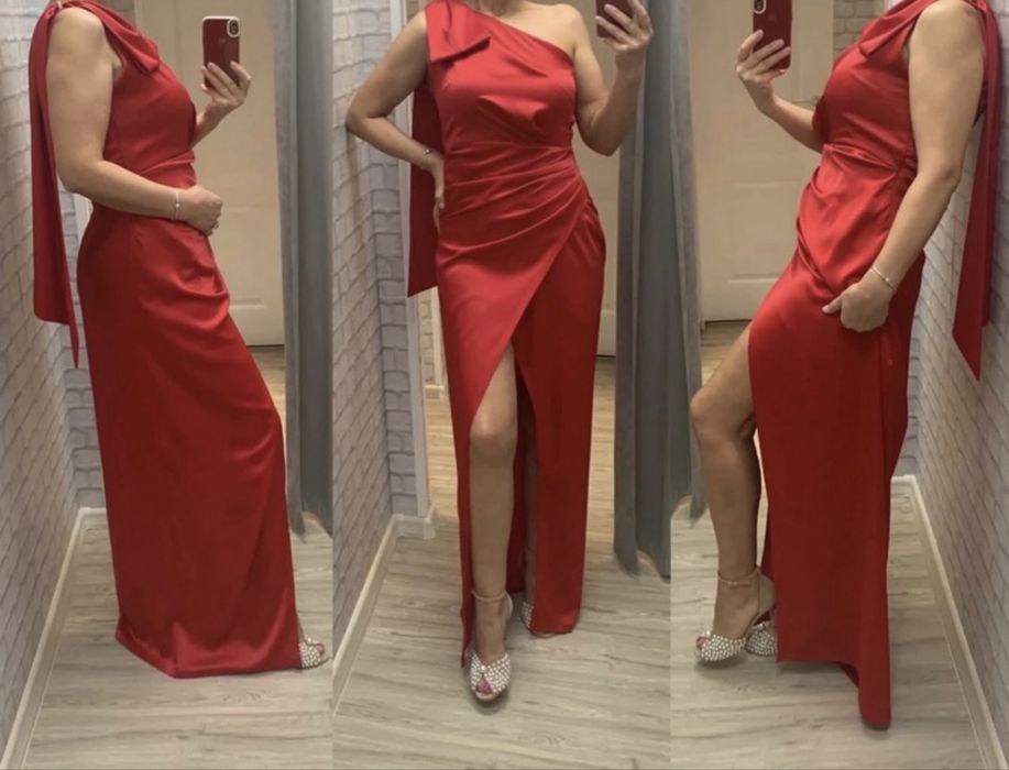 Rochie rosie de ocazie