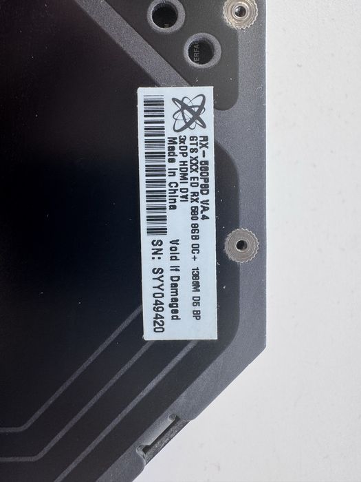 Продам видеокарту RX 580