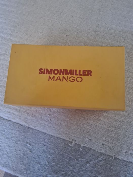 Papuci piele Mango