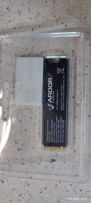 НОВЫЙ SSD M.2 NVMe 1 ТБ Ardor Gaming Simple SI1024QSHI