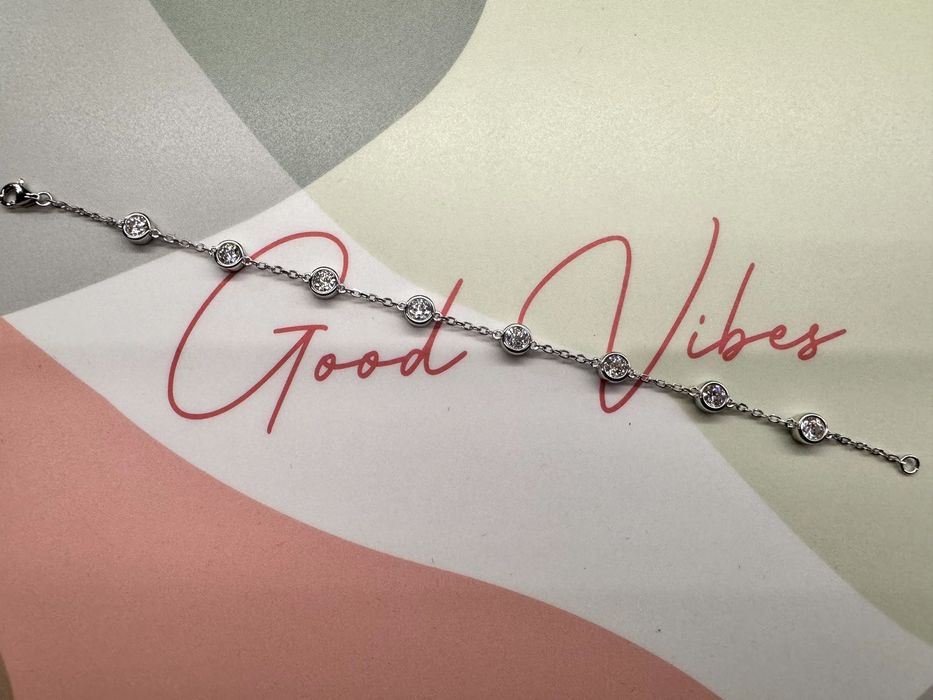 Дамска гривна Van Cleef блясък на диамант, уникален блясък (мойсанити)