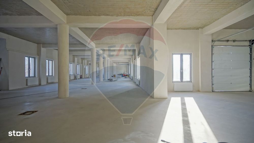 COMISION 0 | Hala moderna si incalzita | curte betonata | 2 niveluri |