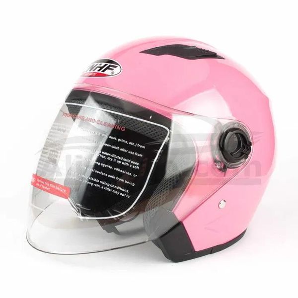 Каска за скутер розова а-175