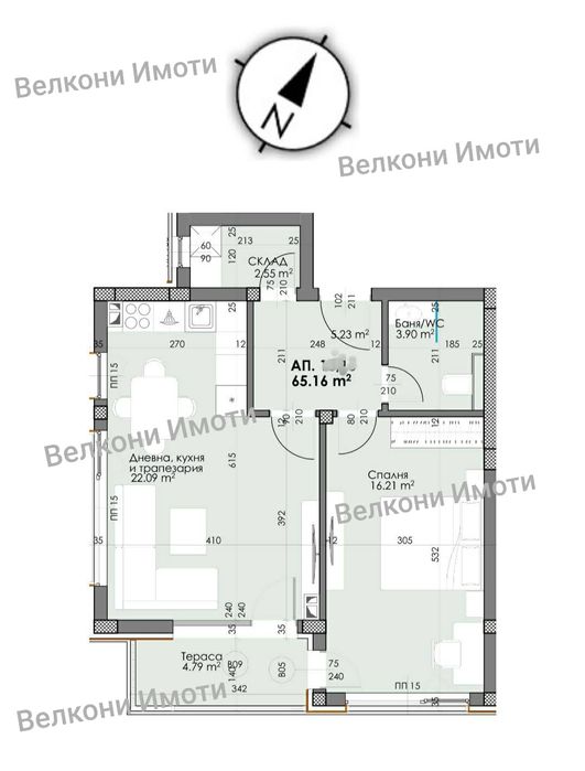 Продава се Двустаен апартамент в Пловдив, Западен - 73 кв.м за 1900 €/кв.м - Снимка #1