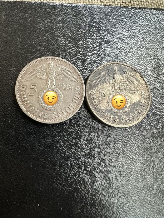 2x 5 Reichsmark 1939