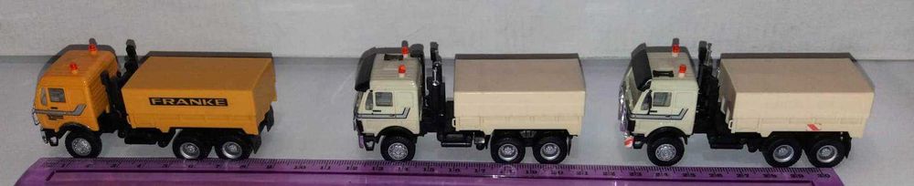 Vand machete remorchere Mercedes 3850, scr 1:87, Herpa