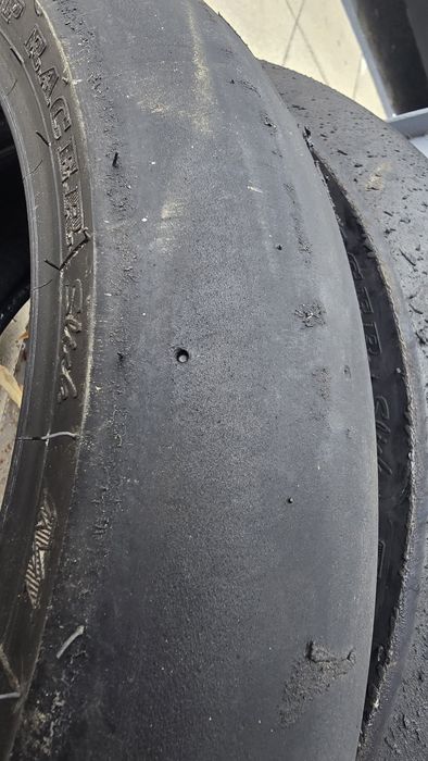 Dunlop d212 slick 190 55 17 и 120 70 17