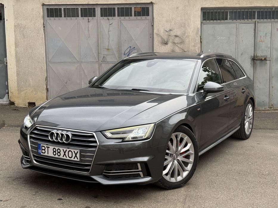 Audi A4 B9 ULTRA S-line 2.0 TDi 2017 EURO 6 Automat Stronic 7+1 ceasuri plasma/interior Full S-line