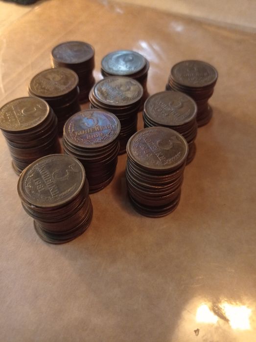 Юбилейные рубли.Монеты 3 копейки.