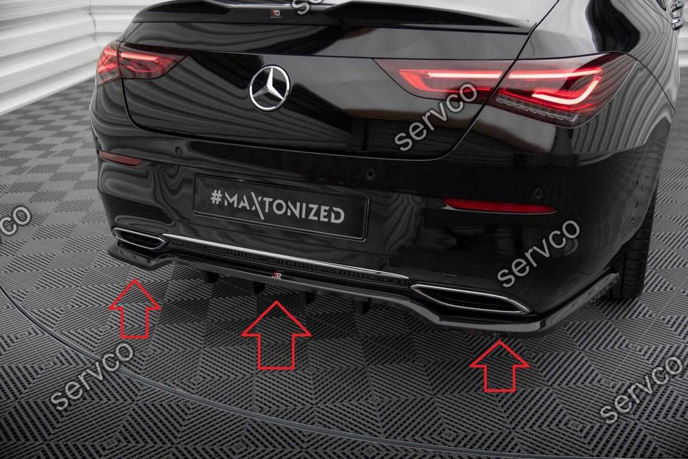 Pachet Body kit tuning Mercedes CLA C118 Coupe 2019- v1 Maxton Design