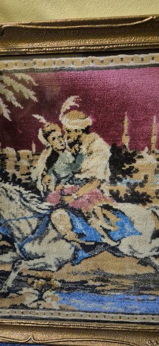 винтидж гоблен/машинотъкано пано с ориенталски мотив