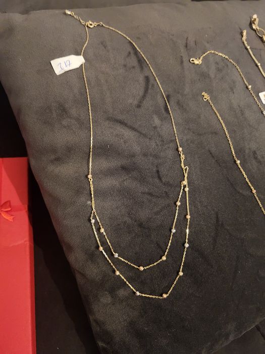 Vand lantisor si bratara subtire aur 14karate pret 520/gr