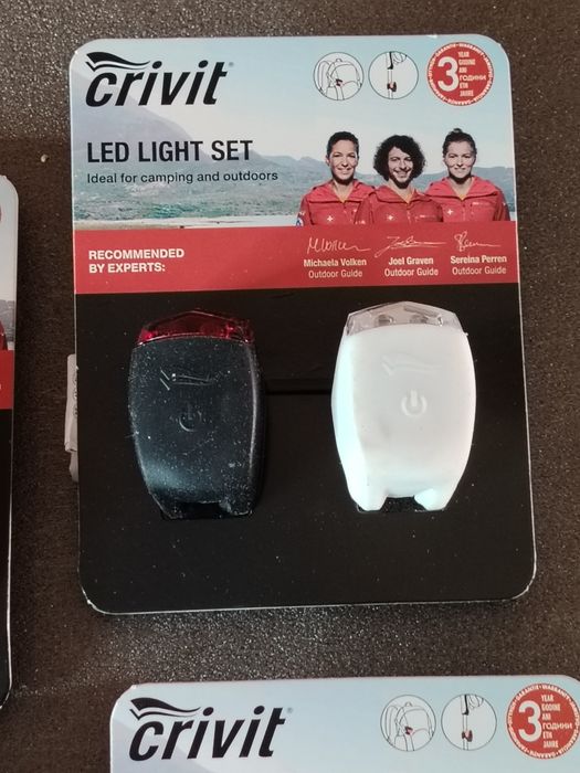 Crivit Led лед фар и стоп за велосипед, колело и др. Нови.