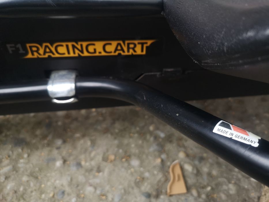 Cart/Kart cu pedale PUKY F1 pt. copii 6 la 12 ani negru