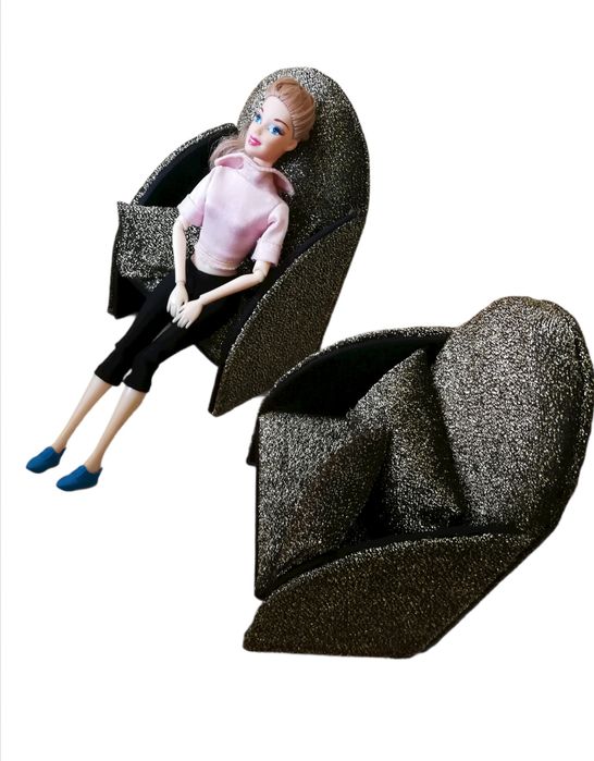 Мини Фотьойл за кукли Барби, обзавеждане за кукли