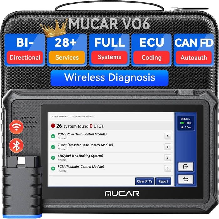 MUCAR VO6 Diagnostic Scanner – Пълна Диагностика и Сервизни Функции
