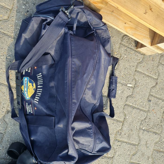 Geanta sport, culoare bleumarin