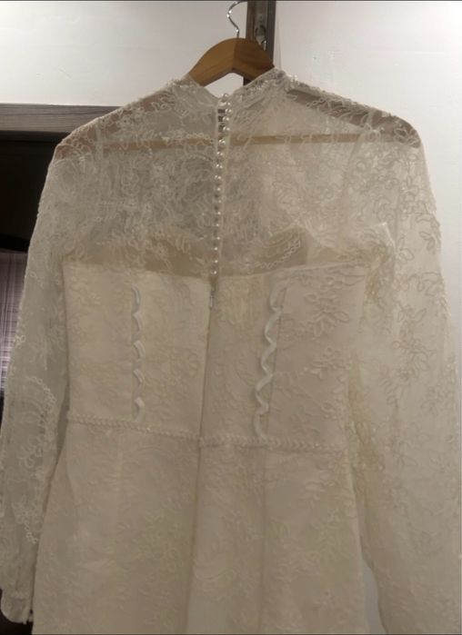 свадебное платье с кружевами