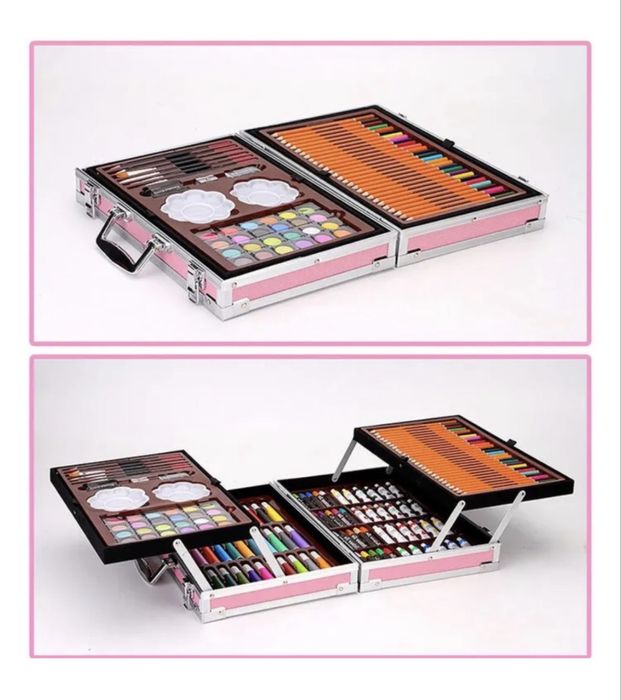 Большой набор для рисования в чемодане