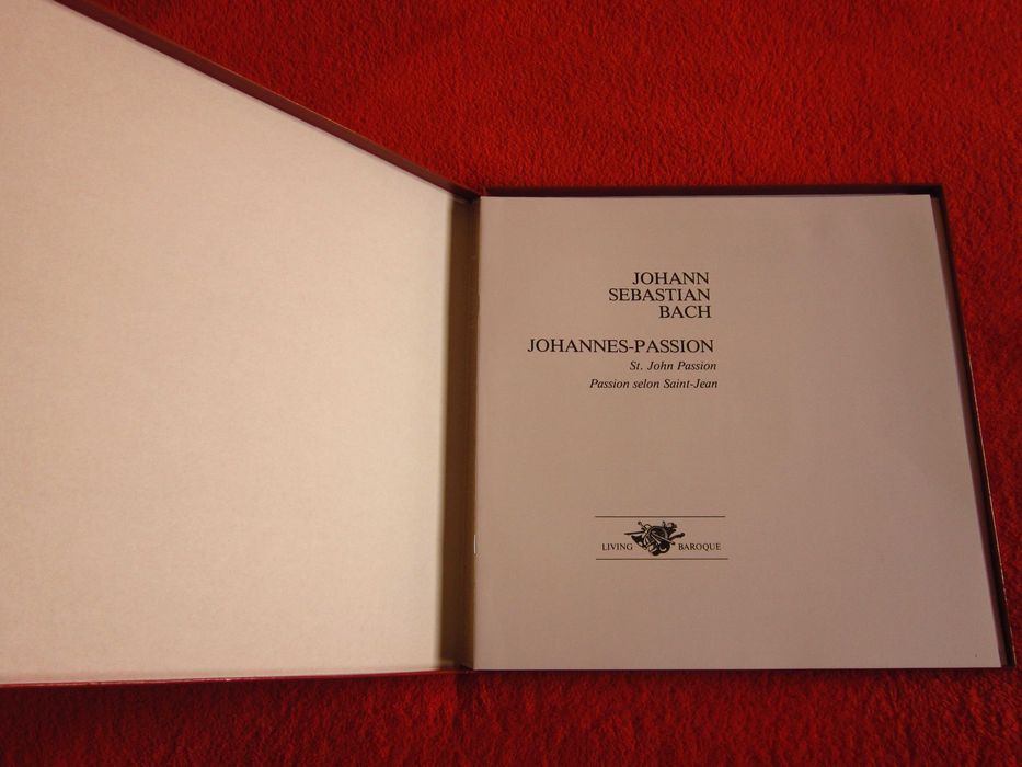 rar Eugen Jochum Bach Patimile după Ioan box 3xLP ,impecabil Germany