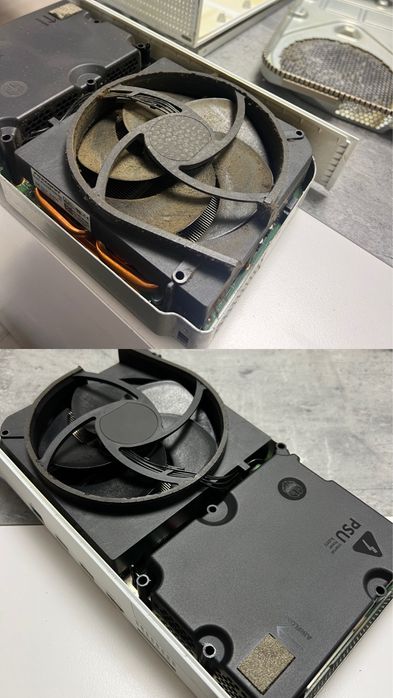 Curatare console gaming (XBOX, Playstation)