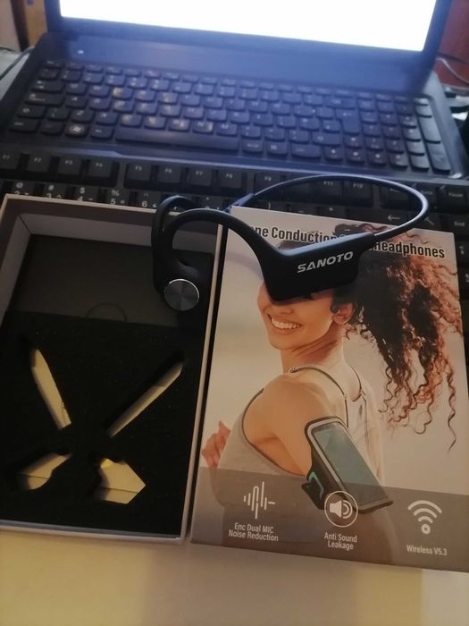 Sanoto Bone Conduction DG06 Head phones Wi-Fi Bluetooth casti training