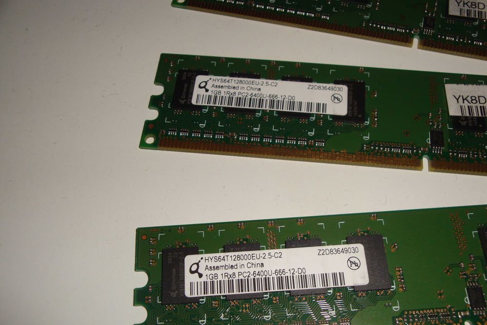 set memorie ram qimonda ddr2 4gb 1rx8 pc2 6400 800mhz