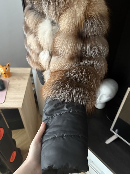 Blana de vulpe naturala marimea s