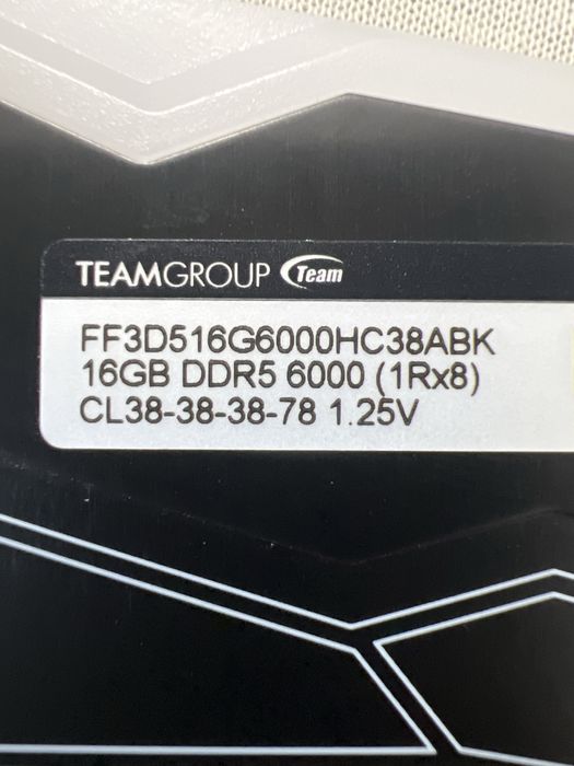 ОЗУ 16GB DDR5 6000