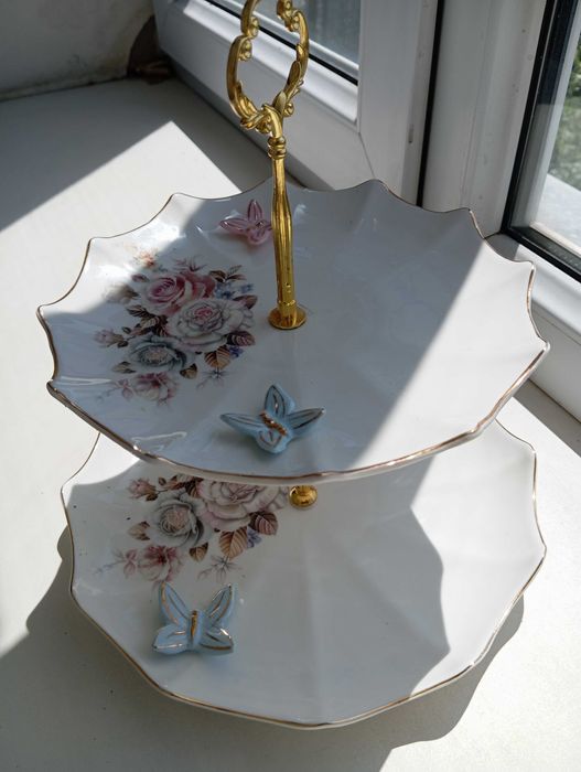 Фруктовница этажерка 2-х ярусная