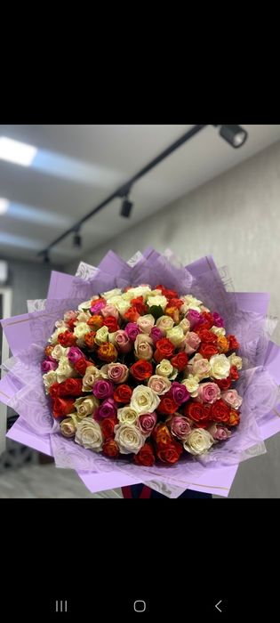 101 роза 39000тг!