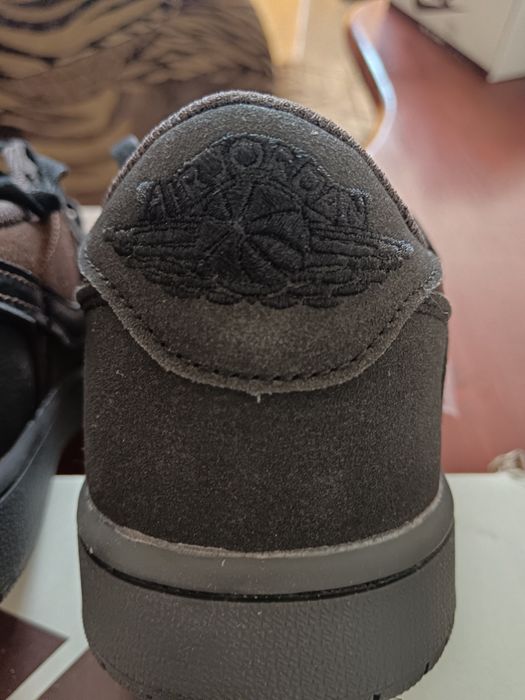 Мъжки маратонки/спортни обувки Nike Air Jordan 1 Retro OG S, Travis Scott цвят Velvet Brown обувки Найк Аир Джордан 1 ниски Травис Скот кафяво