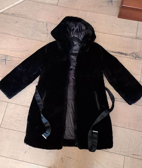 Geacă din blană cu două fețe