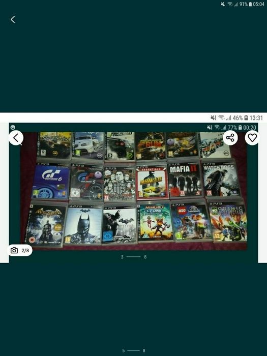 VAND PS3 cu 95 de jocuri la 400 ron fix