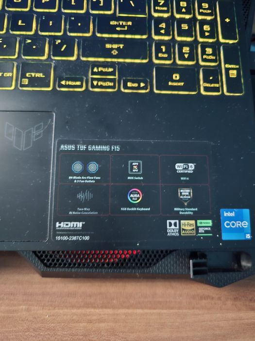 Laptop asus tuf gaming f15